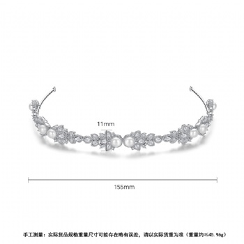 Cubic Zircon Crown & tiara & headpieces T011