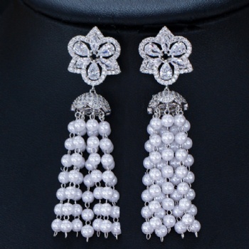 Cubic Zircon Earrings E1209