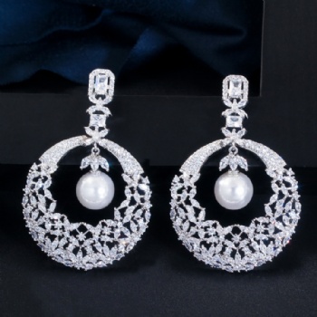 Cubic Zircon Earrings E1210