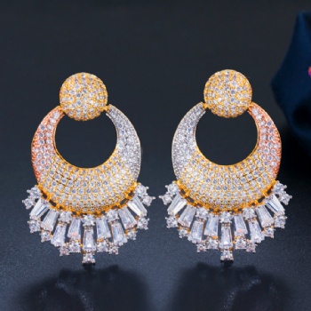 Wholesale Bridal Cubic-Zircon-Earrings-E1217