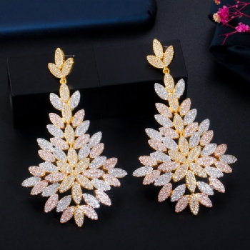 Wholesale Bridal Cubic-Zircon-Earrings-E1220