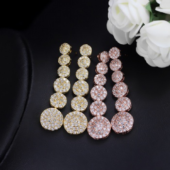 Wholesale Bridal Cubic-Zircon-Earrings-E1230