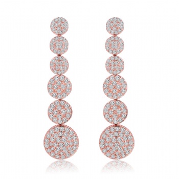 Wholesale Bridal Cubic-Zircon-Earrings-E1230