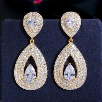 Cubic Zircon Earrings E1212