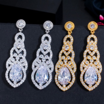 Bridal jewelry Cubic-Zircon-Earrings-E1234