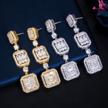 Bridal jewelry Cubic-Zircon-Earrings-E1235