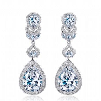 Bridal jewelry Cubic-Zircon-Earrings-E1237