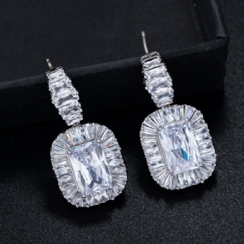 Bridal jewelry Cubic-Zircon-Earrings-E1238