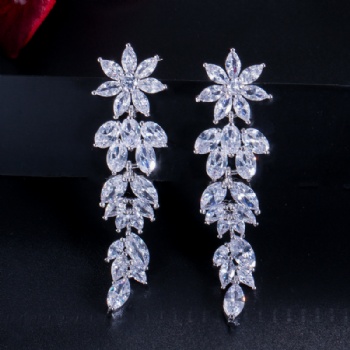 Bridal jewelry Cubic-Zircon-Earrings-E1240