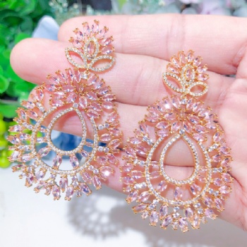 Wholesale Cubic-Zircon-Earrings-E1213