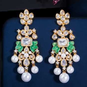 Bridal-jewelry-Cubic-Zircon-Earrings-E1243