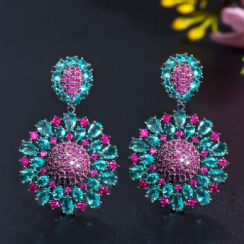 Bridal-jewelry-Cubic-Zircon-Earrings-E1247