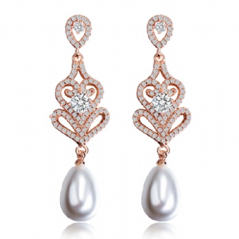 Bridal-jewelry-Cubic-Zircon-Earrings-E1248