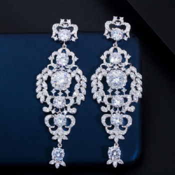 Cubic Zircon Earrings E1214