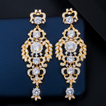 Cubic Zircon Earrings E1214