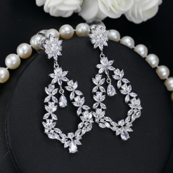 Bridal -jewelry-Cubic-Zircon-Earrings-E1264