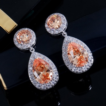 Bridal -jewelry-Cubic-Zircon-Earrings-E1256