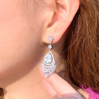 Bridal-jewelry-Cubic-Zircon-Earrings-E1305