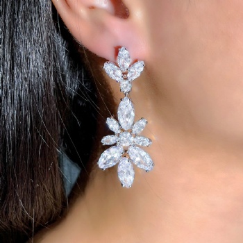 Bridal-jewelry-Cubic-Zircon-Earrings-E1308