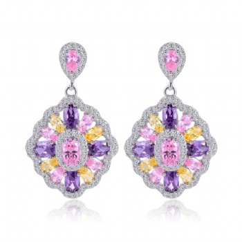 Luxury Cubic Zircon Earrings E1197