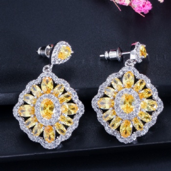 Luxury Cubic Zircon Earrings E1197