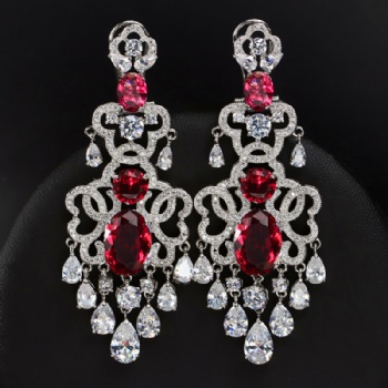 Cubic Zircon Earrings E1199