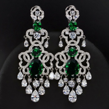 Cubic Zircon Earrings E1199