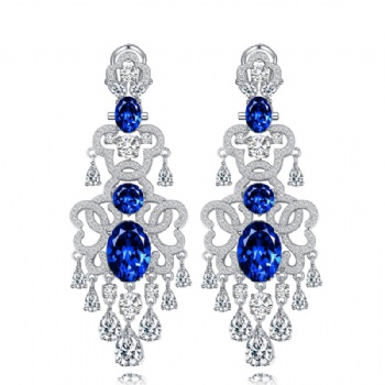 Cubic Zircon Earrings E1199