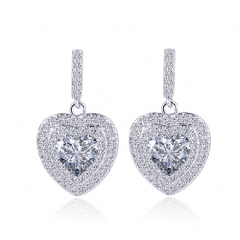 Cubic Zircon Earrings E1200