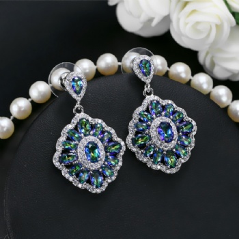 Luxury Cubic Zircon Earrings E1201