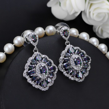 Luxury Cubic Zircon Earrings E1201