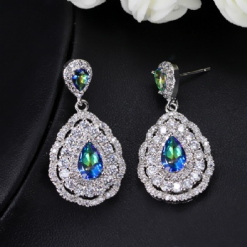 Cubic Zircon Earrings E1202