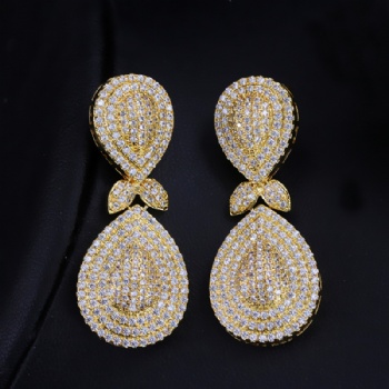 Cubic Zircon Earrings E1205