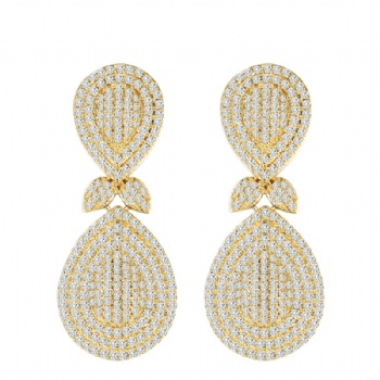 Cubic Zircon Earrings E1205