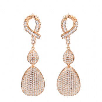 Cubic Zircon Earrings E1206