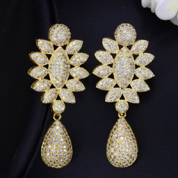 Cubic Zircon Earrings E1207