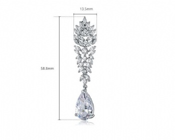 Bridal-jewelry-Cubic-Zircon-Earrings-E1356