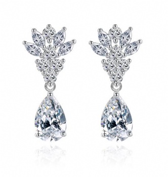 Bridal-jewelry-Cubic-Zircon-Earrings-E1362