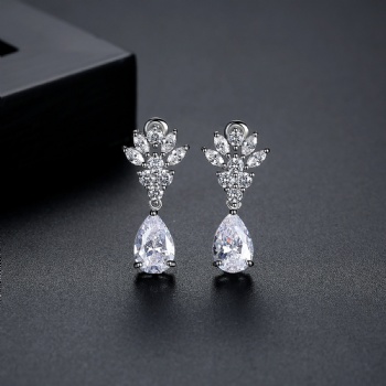 Bridal-jewelry-Cubic-Zircon-Earrings-E1362