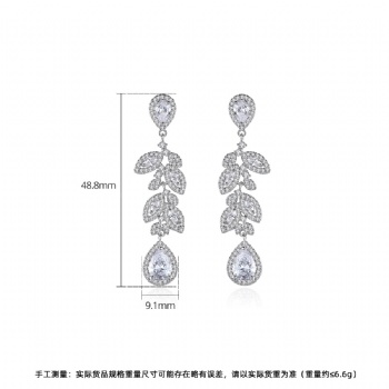 Bridal-jewelry-Cubic-Zircon-Earrings-E1413