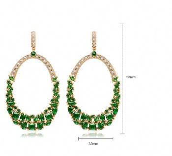 Bridal-jewelry-Cubic-Zircon-Earrings-E1425