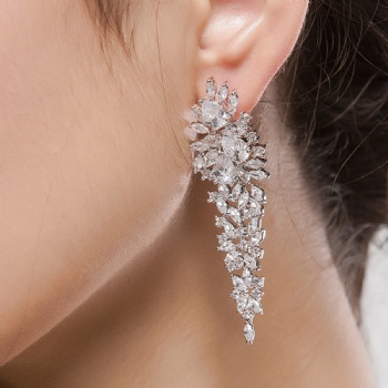 Bridal-jewelry-Cubic-Zircon-Earrings-E1429