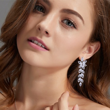 Bridal-jewelry-Cubic-Zircon-Earrings-E1310