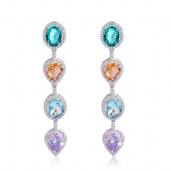 Bridal-jewelry-Cubic-Zircon-Earrings-E1312