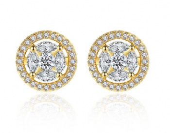 Bridal-jewelry-Cubic-Zircon-Earrings -E1326