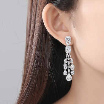 Bridal-jewelry-Cubic-Zircon-Earrings-E1333