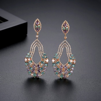 Bridal-jewelry-Cubic-Zircon-Earrings-E1334