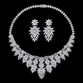 Bridal-Cubic-Zircon-Necklace-N1260