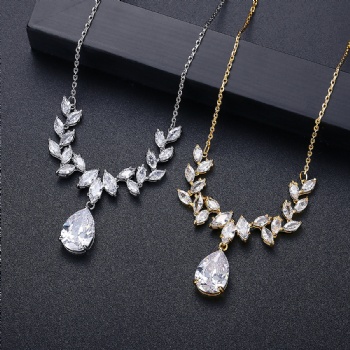 Bridal-Cubic-Zircon-Necklace-N1261