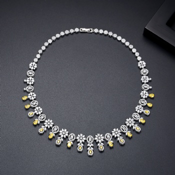 Bridal-Cubic-Zircon-Necklace-N1264